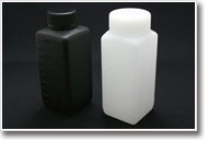 Jボトル角型細口・広口瓶(白・黒)